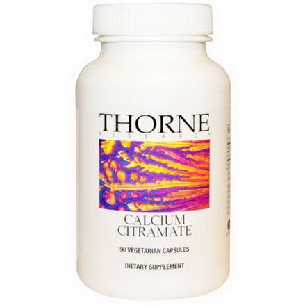 Thorne Research, Calcium Citramate, 90 Veggie Caps