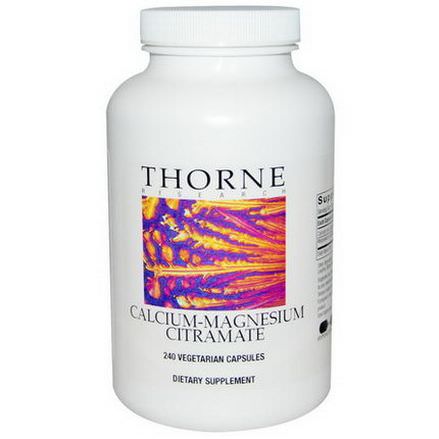 Thorne Research, Calcium-Magnesium Citramate, 240 Veggie Caps
