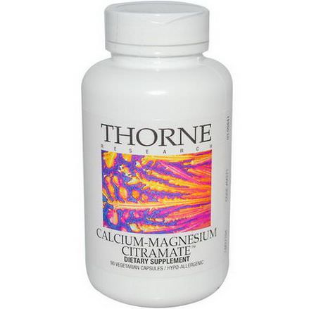 Thorne Research, Calcium-Magnesium Citramate, 90 Veggie Caps