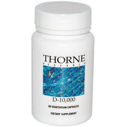 Thorne Research, D-10,000, 60 Veggie Caps