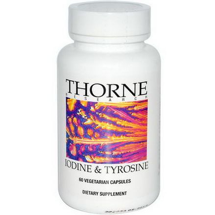 Thorne Research, Iodine&Tyrosine, 60 Veggie Caps