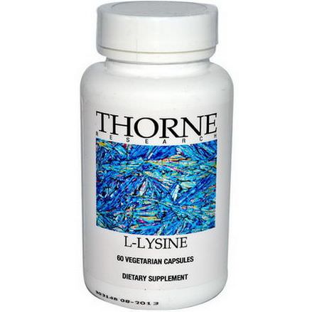 Thorne Research, L-Lysine, 60 Veggie Caps