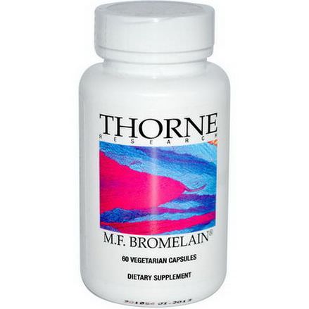 Thorne Research, M.F. Bromelain, 60 Veggie Caps