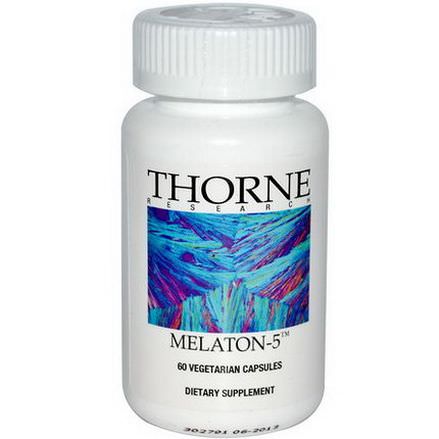 Thorne Research, Melaton-5, 60 Veggie Caps