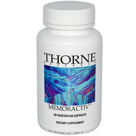 Thorne Research, Memoractiv, 60 Veggie Caps