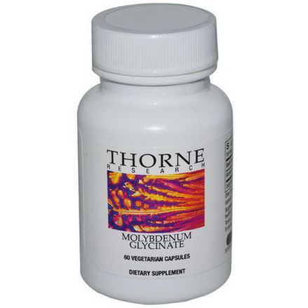 Thorne Research, Molybdenum Glycinate, 60 Veggie Caps