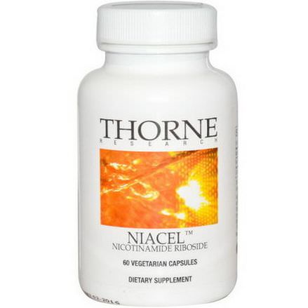 Thorne Research, Niacel, Nicotinamide Riboside, 60 Veggie Caps