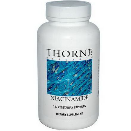 Thorne Research, Niacinamide, 180 Veggie Caps