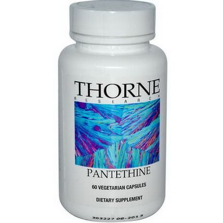 Thorne Research, Pantethine, 60 Veggie Caps