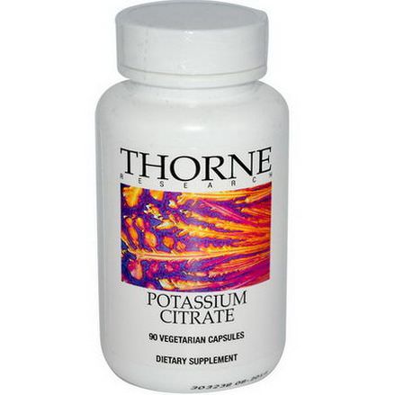 Thorne Research, Potassium Citrate, 90 Veggie Caps