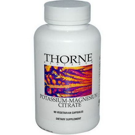 Thorne Research, Potassium-Magnesium Citrate, 90 Veggie Caps
