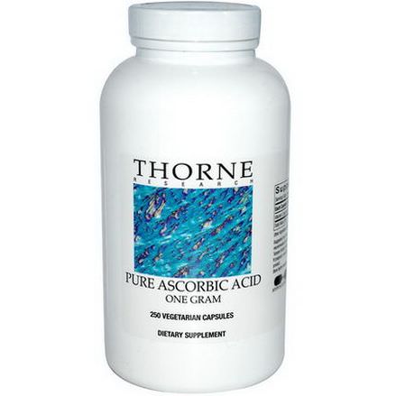Thorne Research, Pure Ascorbic Acid, 250 Veggie Caps
