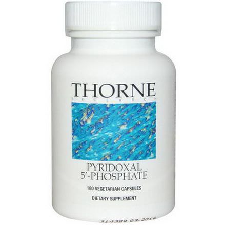 Thorne Research, Pyridoxal 5'-Phosphate, 180 Veggie Caps