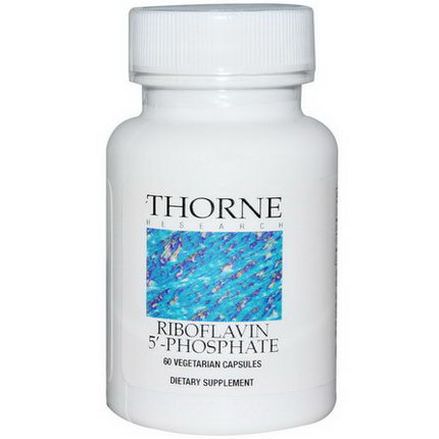 Thorne Research, Riboflavin 5'Phosphate, 60 Veggie Caps