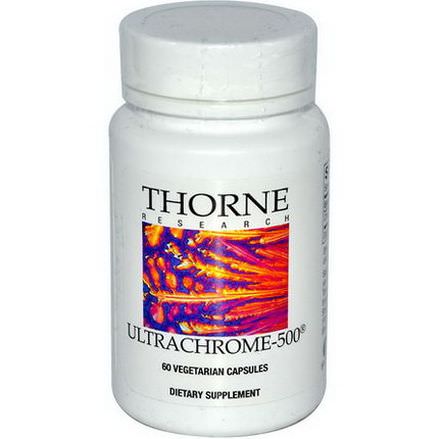 Thorne Research, UltraChrome-500, 60 Veggie Caps