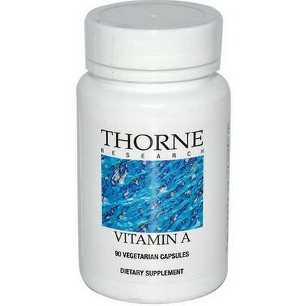 Thorne Research, Vitamin A, 90 Veggie Caps