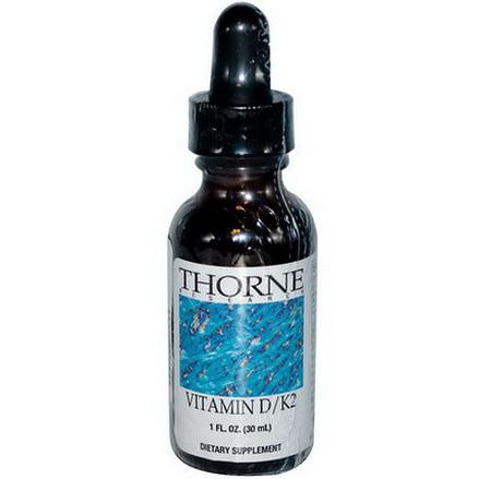 Thorne Research, Vitamin D/K2 30ml