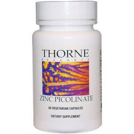 Thorne Research, Zinc Picolinate, 60 Veggie Caps