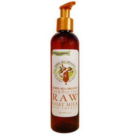 Tierra Mia Organics, Face&Body Cream, Raw Goat Milk Skin Therapy, Coconut Scented, 7.4 oz