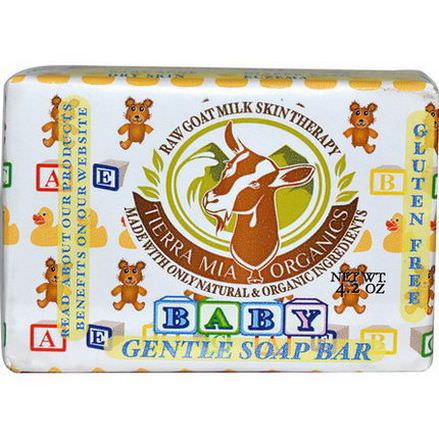 Tierra Mia Organics, Raw Goat Milk Skin Therapy, Baby, Gentle Soap Bar, 4.2 oz