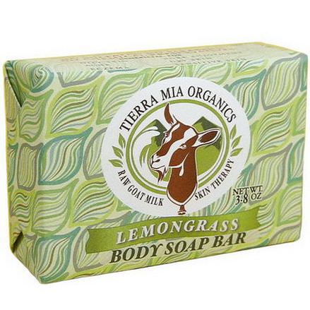 Tierra Mia Organics, Raw Goat Milk Skin Therapy, Body Soap Bar, Lemon Grass, 3.8 oz