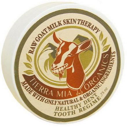 Tierra Mia Organics, Raw Goat Milk Skin Therapy, Healthy Dent Tooth Regime.75 oz