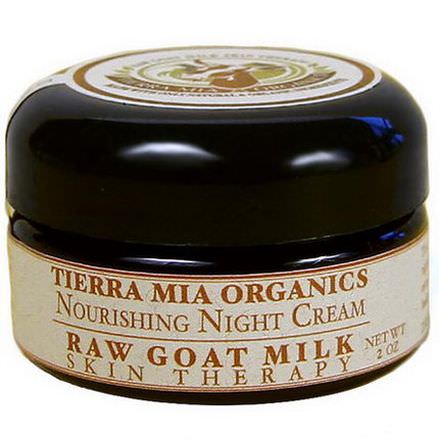 Tierra Mia Organics, Raw Goat's Milk Skin Therapy, Nourishing Night Cream, 2 oz