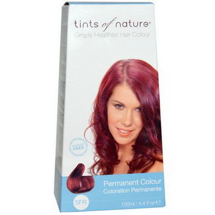 Tints of Nature, Permanent Color, Fiery Red, 5FR 130ml
