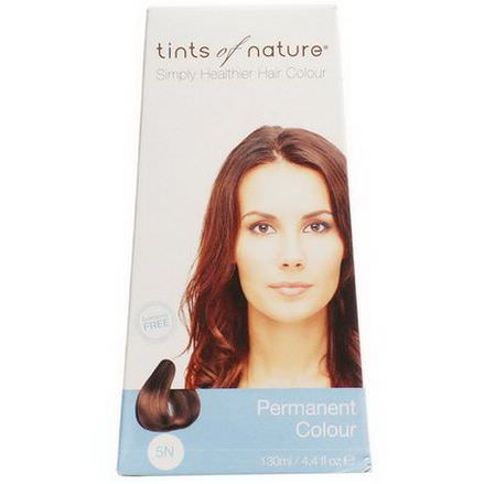 Tints of Nature, Permanent Color, Natural Light Brown, 5N 130ml