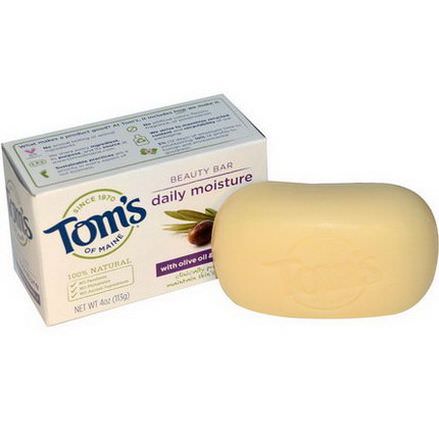 Tom's of Maine, Beauty Bar, Daily Moisture with Olive Oil&Vitamin E 113g