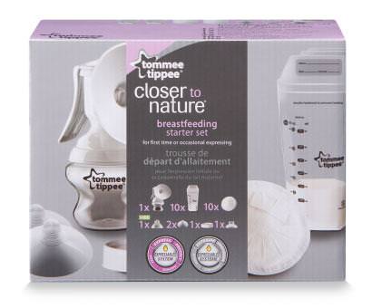 Tommee Tippee, Breastfeeding Starter Set, 7 Piece Kit