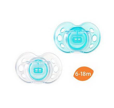 Tommee Tippee, Close to Nature, Air Style Pacifiers, Orthodontic, 2 Pacifiers