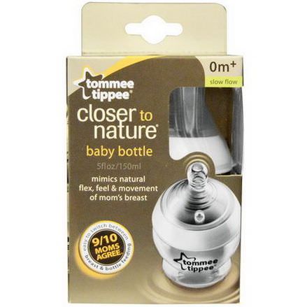 Tommee Tippee, Closer to Nature, Baby Bottle, Slow Flow 150ml