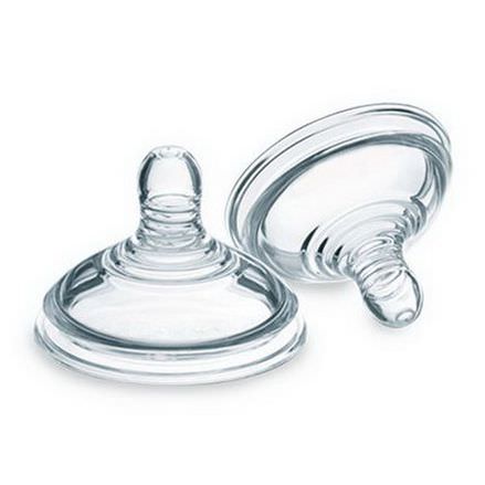 Tommee Tippee, Closer to Nature Nipples, Fast Flow, 6m+, 2x Nipples