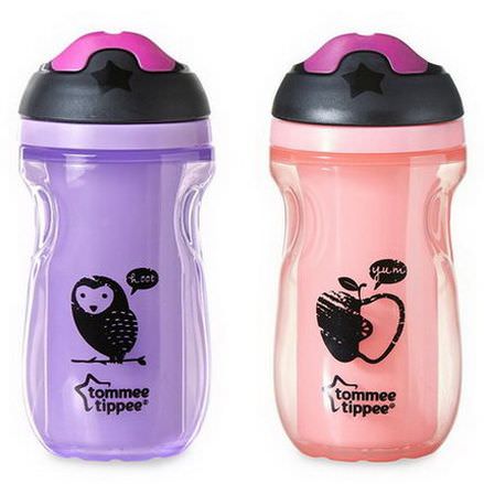 Tommee Tippee, Insulated Sipper Tumblers, 12m+, 2 Cups 260ml Each