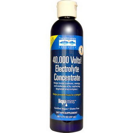 Trace Minerals Research, 40,000 Volts! Electrolyte Concentrate 237ml