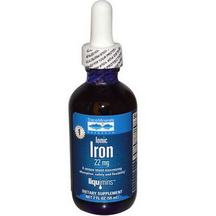 Trace Minerals Research, Ionic Iron, 22mg 59ml