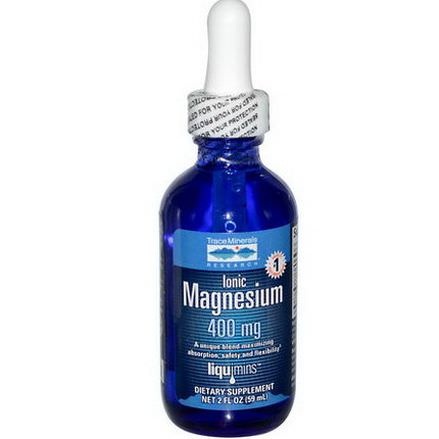 Trace Minerals Research, Ionic Magnesium, 400mg 59ml