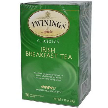 Twinings, Classics, Irish Breakfast Tea, 20 Tea Bags 40g