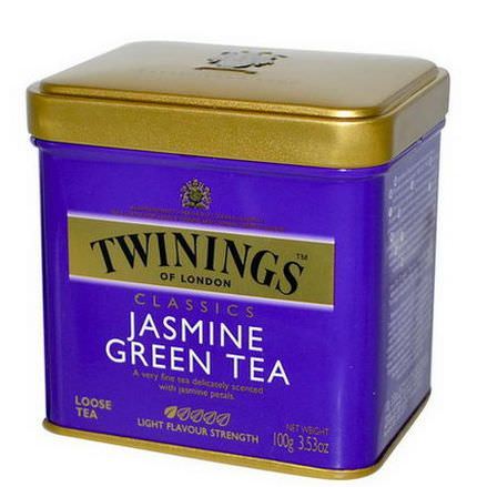 Twinings, Classics, Loose Tea, Jasmine Green Tea 100g