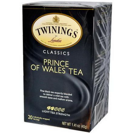 Twinings, Classics, Prince of Wales Tea, 20 Tea Bags 40g