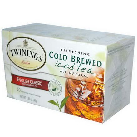 Twinings, Cold Brewed Iced Tea, English Classic, 20 Tea Bags 40g