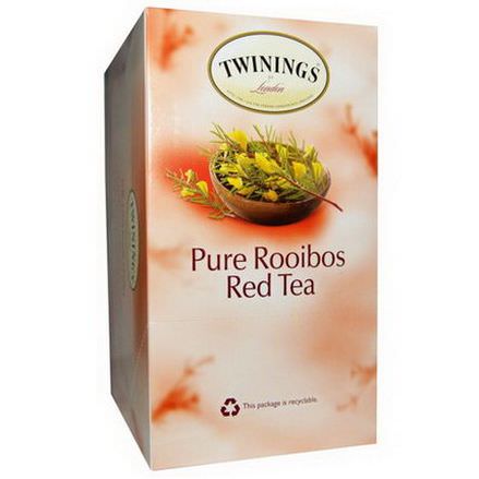 Twinings, Keurig, Pure Rooibos Red Tea, Naturally Caffeine Free, 24 K-Cups 3.3g Each