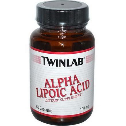 Twinlab, Alpha Lipoic Acid, 100mg, 60 Capsules
