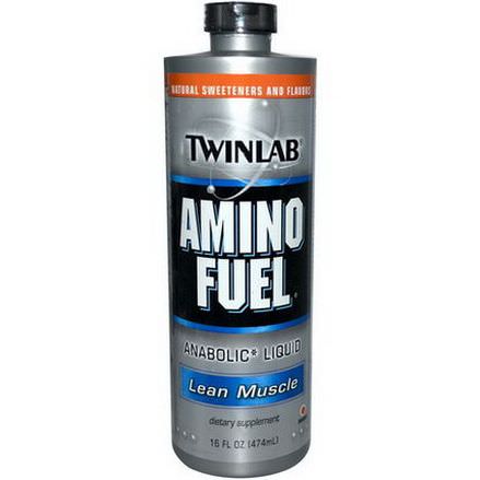 Twinlab, Amino Fuel Anabolic Liquid, Lean Muscle, Orange 474ml