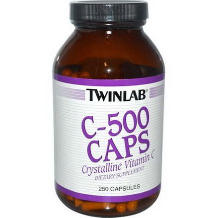 Twinlab, C-500 Caps, 250 Capsules