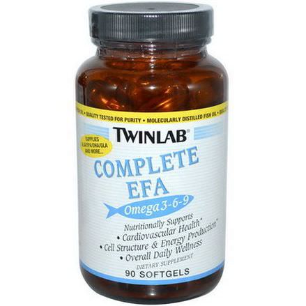 Twinlab, Complete EFA Omega 3-6-9, 90 Softgels