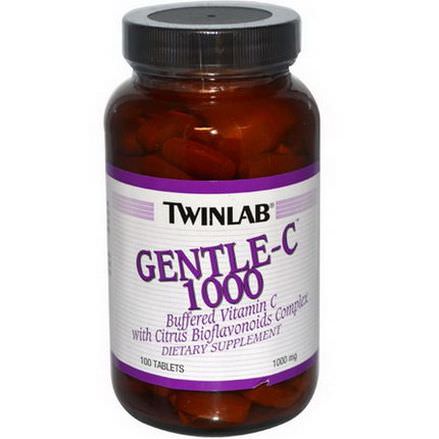 Twinlab, Gentle-C 1000, 1000mg, 100 Tablets