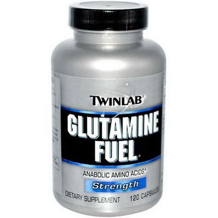 Twinlab, Glutamine Fuel, 120 Capsules