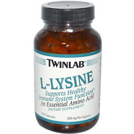 Twinlab, L-Lysine, 500mg, 100 Capsules